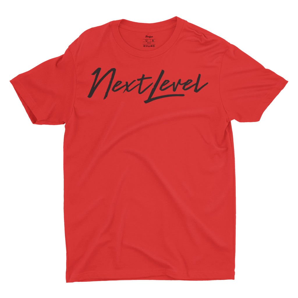 NEXT LEVEL RED SIGNATURE TEE